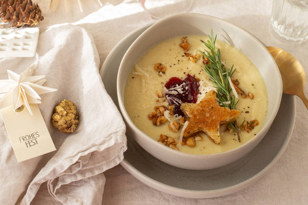 Cremige Pastinaken-Apfel-Suppe