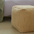 Upcycling-Pouf Amalea [Naturweiß]