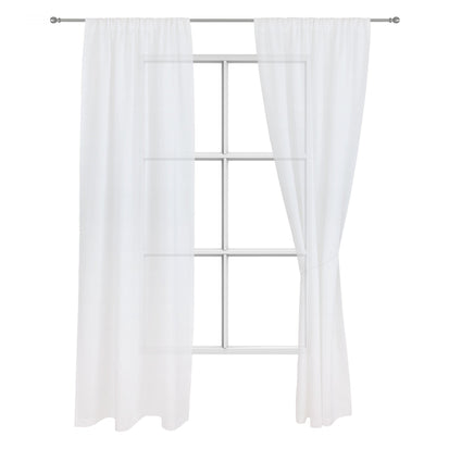 Zelva Curtain natural white, 100% linen