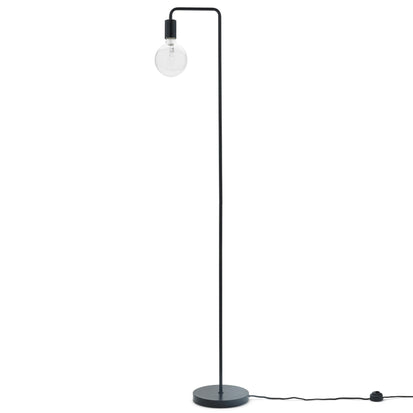 Stehlampe Vida, Schwarz, 100% Edelstahl