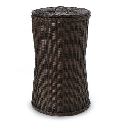 Wäschekorb Java, Dunkelbraun, 100% Rattan